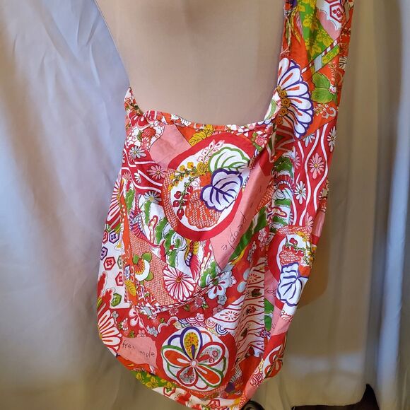 Lg FREE PEOPLE Crossbody Hippie Boho Pouch Bag - Picture 1 of 11